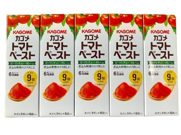 カゴメ トマトペースト 5個 ミニパック KAGOME 調味料 離乳食 ベビーフード (５個)