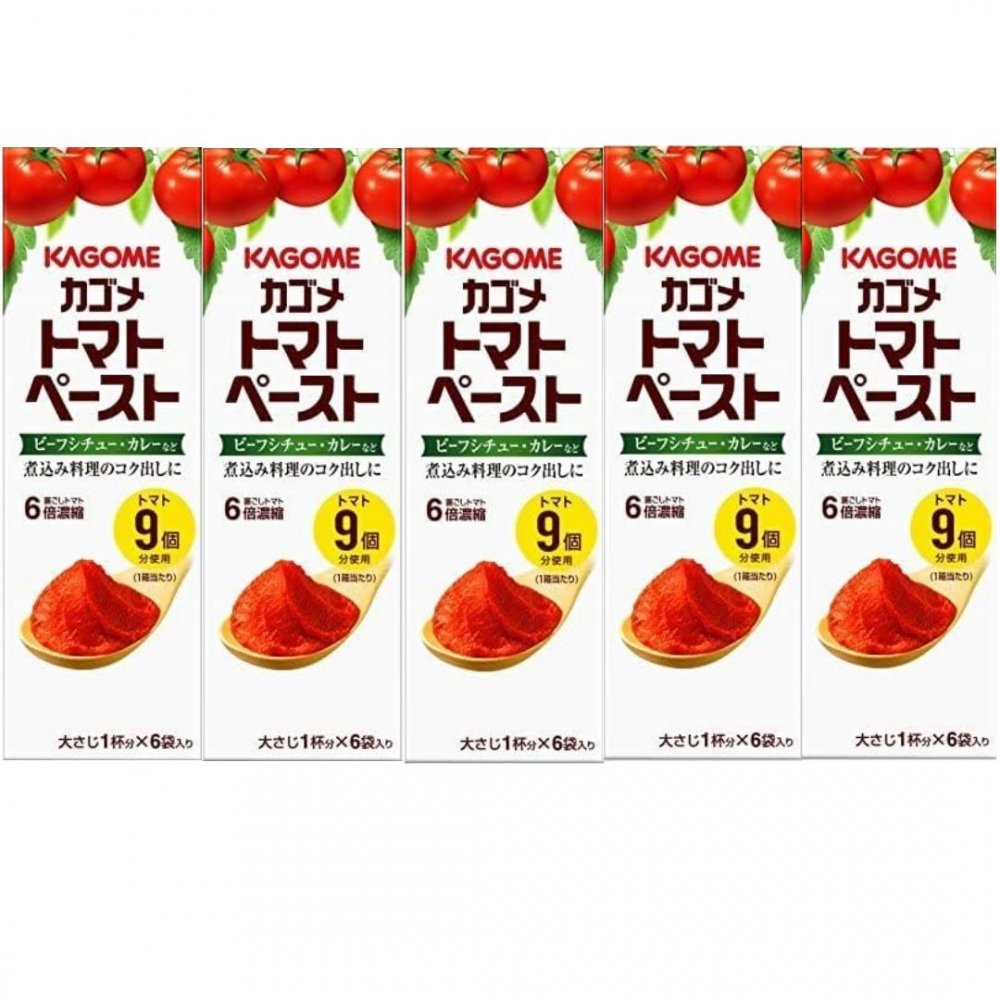 カゴメ トマトペースト 5個 ミニパック KAGOME 調味料 離乳食 ベビーフード (5個)