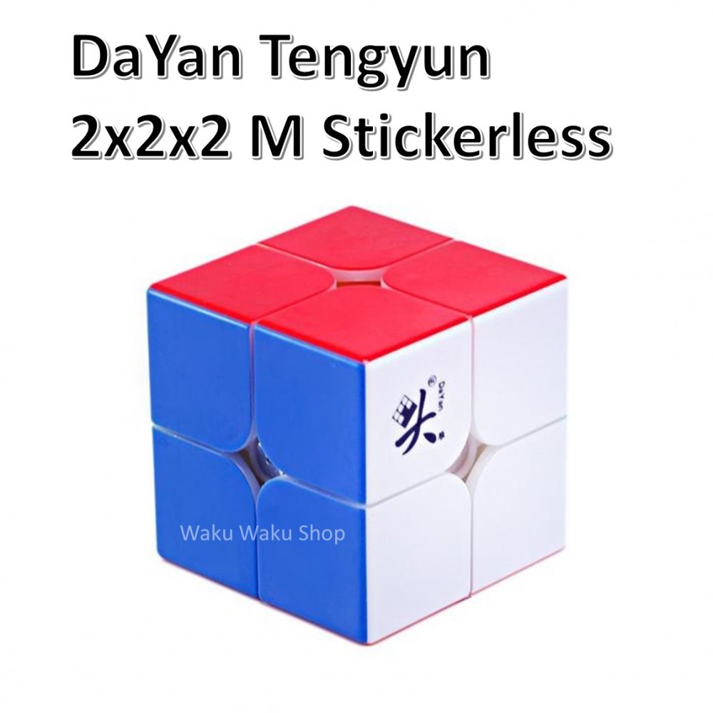 【安心の保証付き】【正規輸入品】 DaYan Tengyun ダヤン テンユン 2x2x2キューブ（ステッカーレス） 磁石搭載 ルービックキューブ おす