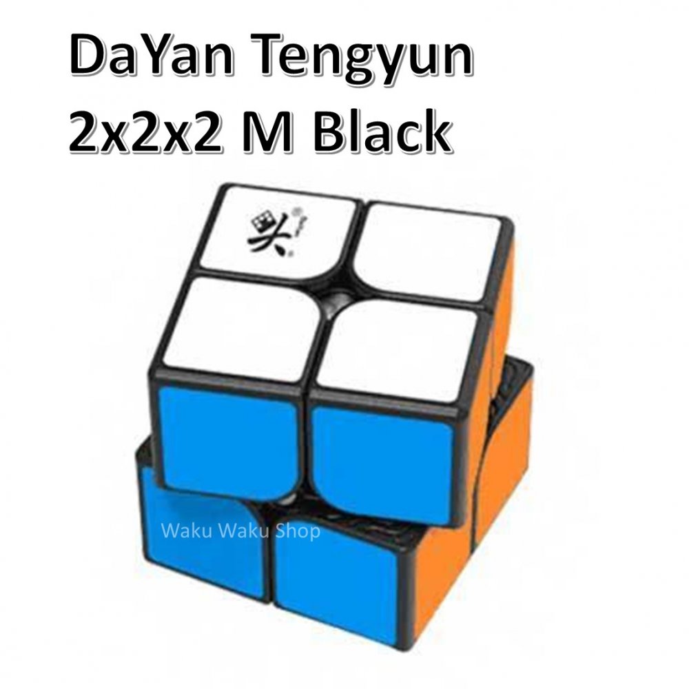 【安心の保証付き】【正規輸入品】 DaYan Tengyun ダヤン テンユン 2x2x2キューブ（ブラック） 磁石搭載 ルービックキューブ おすすめ な