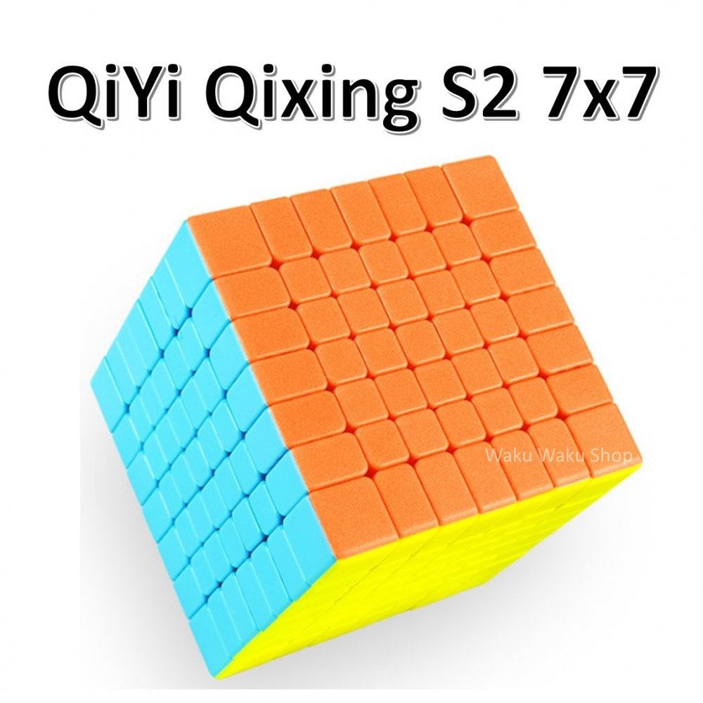 【安心の保証付き】 【正規輸入品】 QiYi QiXing S2 Stickerless 7x7x7キューブ チーシン ステッカーレス ルービックキューブ おすすめ