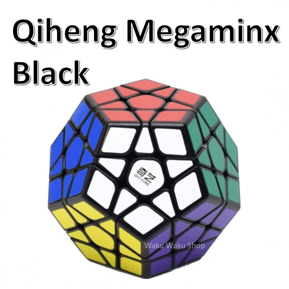 安心の保証付き 正規販売店 QiYi Qiheng Megaminx メガミンクス ブラック ルービックキューブ おすすめ