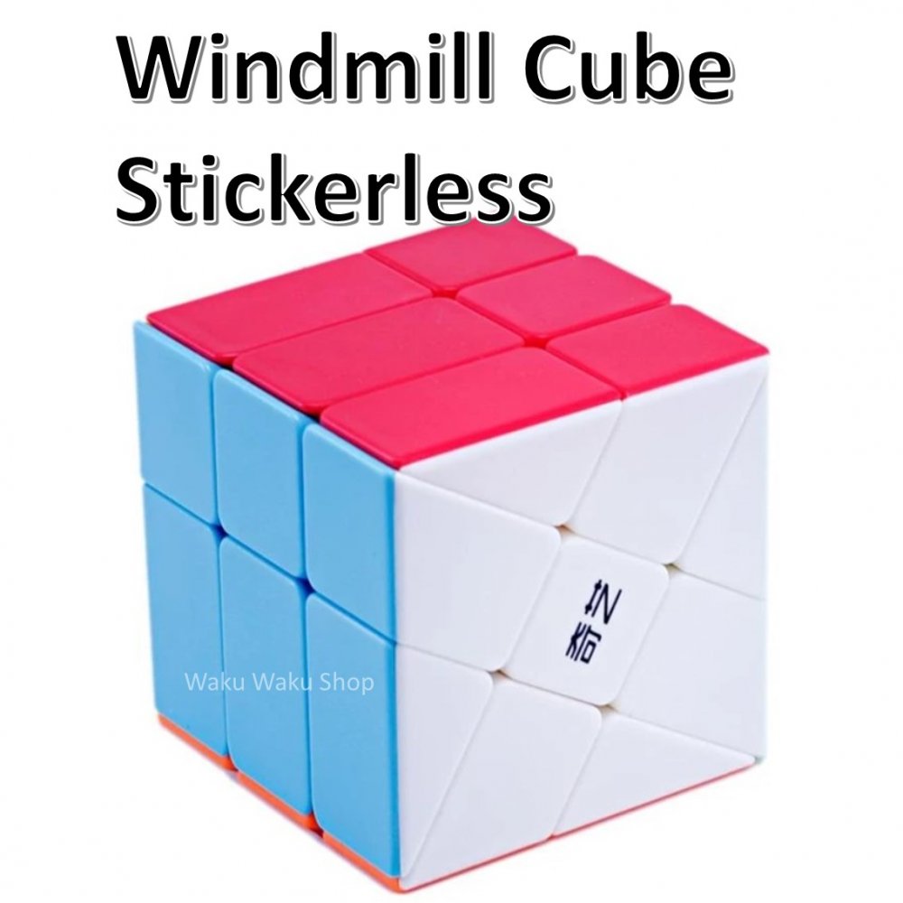 安心の保証付き 正規販売店 QiYi Windmill Cube ウィンドミル キューブ ステッカーレス ルービックキューブ おすすめ