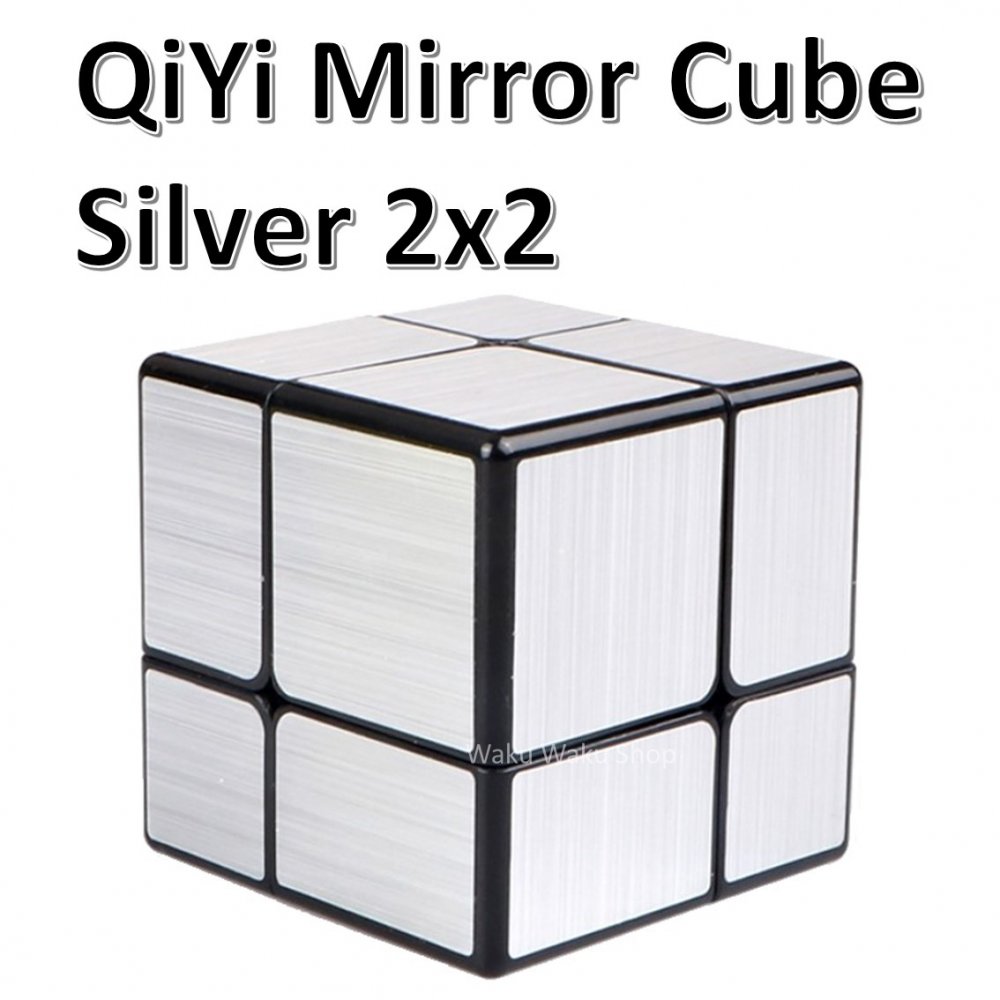 安心の保証付き 正規販売店 QiYi 2x2 Mirror Cube silver ミラーキューブ シルバー 2x2キューブ ルービックキューブ おすすめ
