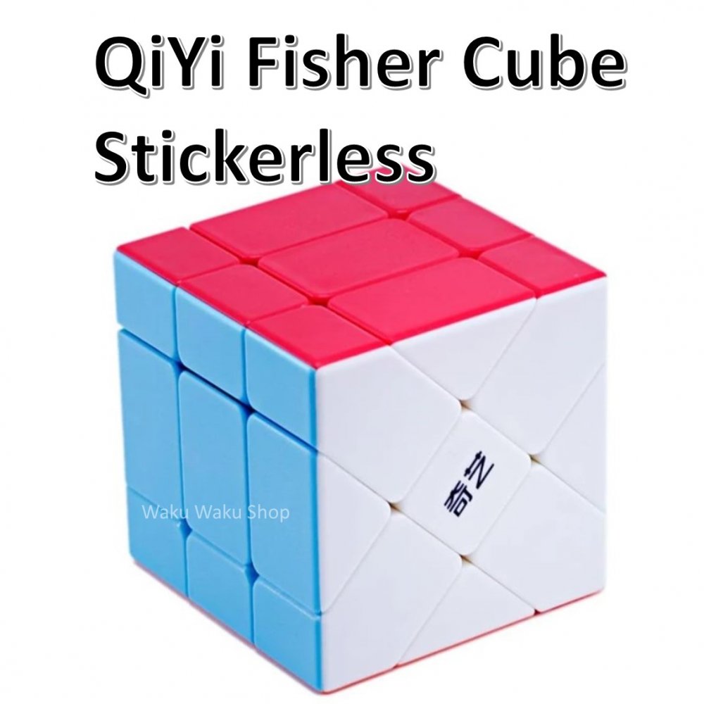 安心の保証付き 正規販売店 QiYi Fisher Cube フィッシャー キューブ ステッカーレス 3x3 ルービックキューブ おすすめ