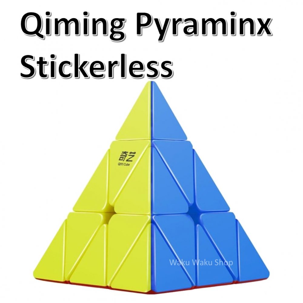 安心の保証付き 正規販売店 QiYi Qiming Pyraminx ピラミンクス ステッカーレス おすすめ