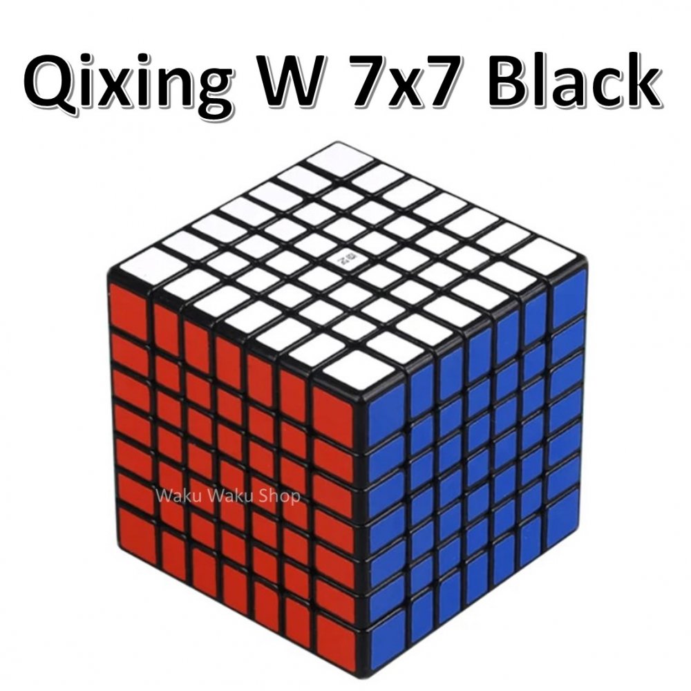 【安心の保証付き】 【正規販売店】 QiYi Qixing W 7x7x7キューブ ブラック おすすめ
