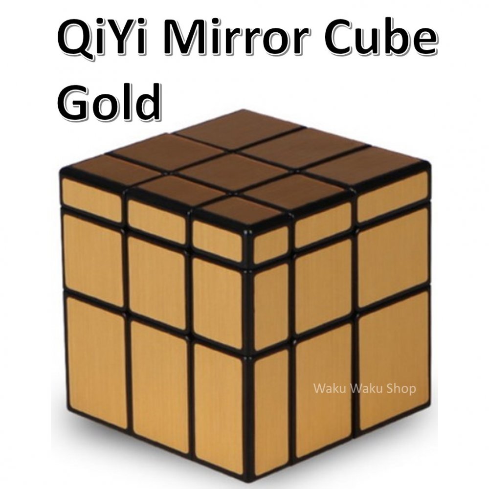 安心の保証付き 正規販売店 QiYi Mirror Cube Gold ミラーキューブ ゴールド 3x3x3キューブ ルービックキューブ おすすめ