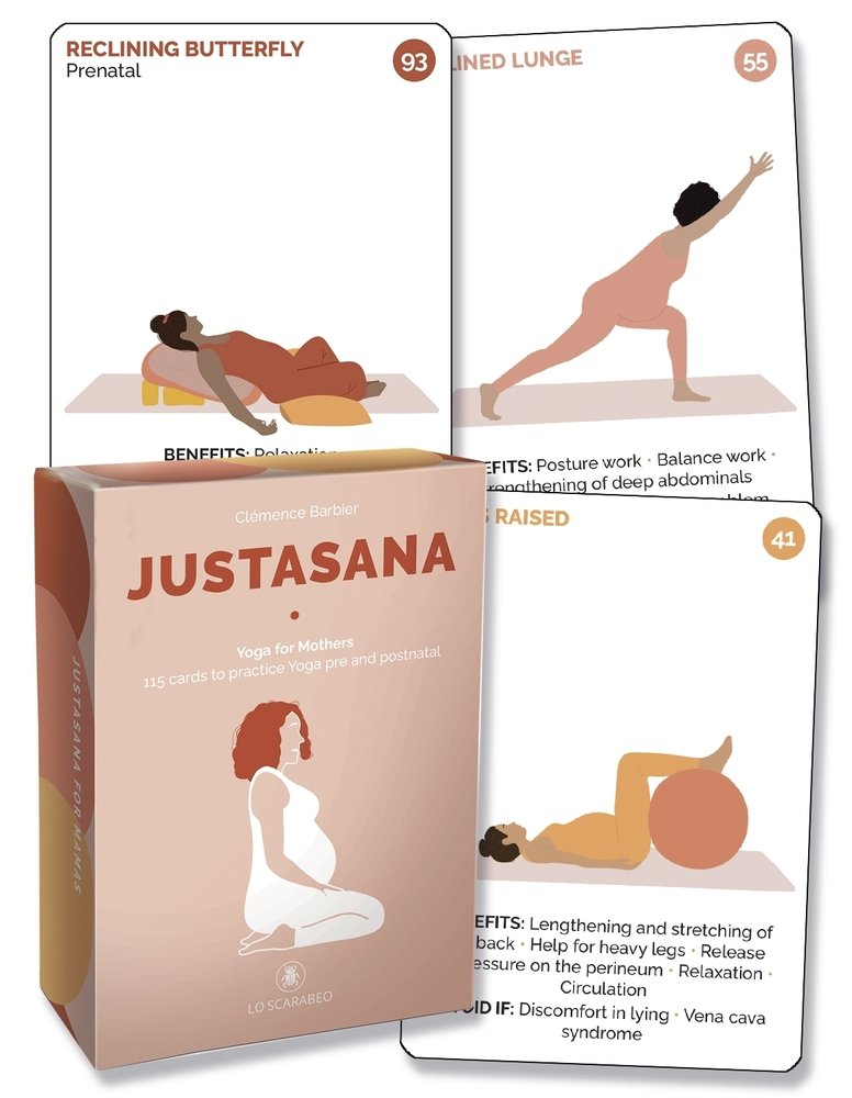 ヨガカード Lo Scarabeo 正規販売店 ジャストアサナ（妊娠中、産後のヨガカード） Justasana - Yoga for Mothers