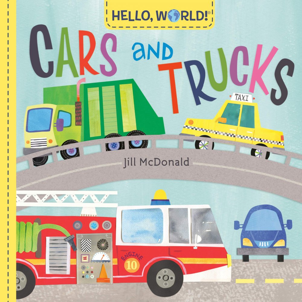 正規販売店 英語の絵本 ハローワールドシリーズ（車・トラック） ボードブック Hello, World! Cars and Trucks McDonald Jill