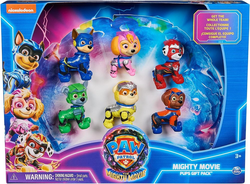 ●このフィギュアセットには、他では見つからないチェイス、マーシャル、ロッキー、ラブル、ズーマ、スカイのアクションフィギュアが含まれています。日本未発売（2023年8月現在）。 ●本物のデザインと映画の
