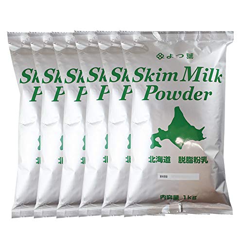 北海道 脱脂粉乳 スキムミルク よつ葉 1kg×6