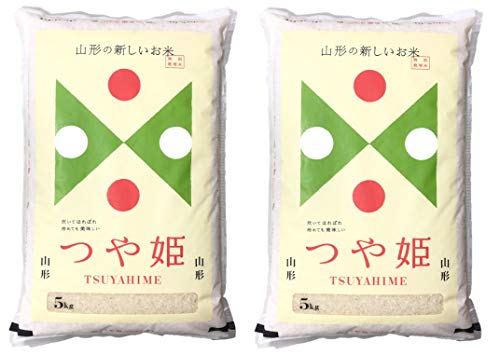 山形県産 特別栽培米 特A 1等米 白米 令和4年度産 つや姫 (無洗米5kg×2)