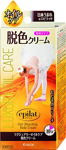 「商品情報」説明 商品紹介 スクワラン・ホホバオイル・ワセリンの美容オイル配合の無臭タイプのむだ毛のブリーチ剤(脱色剤) 原材料・成分 [A液] 配合成分:モノエタノールアミン*、グアイアズレンスルホ