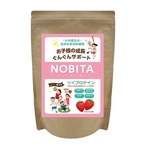 NOBITA(ノビタ) ソイプロテイン FD0002 (いちごミルク味) 600g