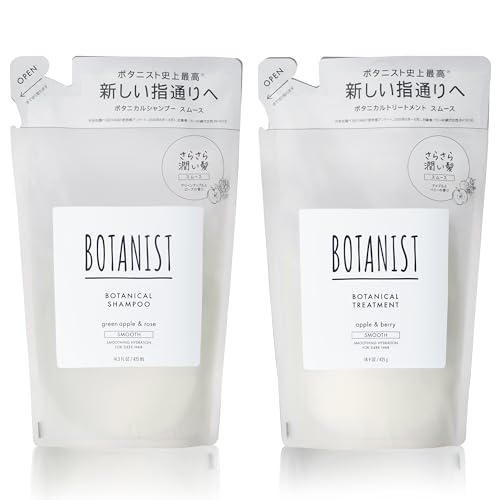 「商品情報」説明 商品紹介 《シャンプー》「植物の恵みで、憧れの指通りへ」 さらさらとした、潤いのある髪に洗い上げます。 爽やかで清楚なグリーンアップルとローズの香り [シリコン・合成着色料・サルフェ