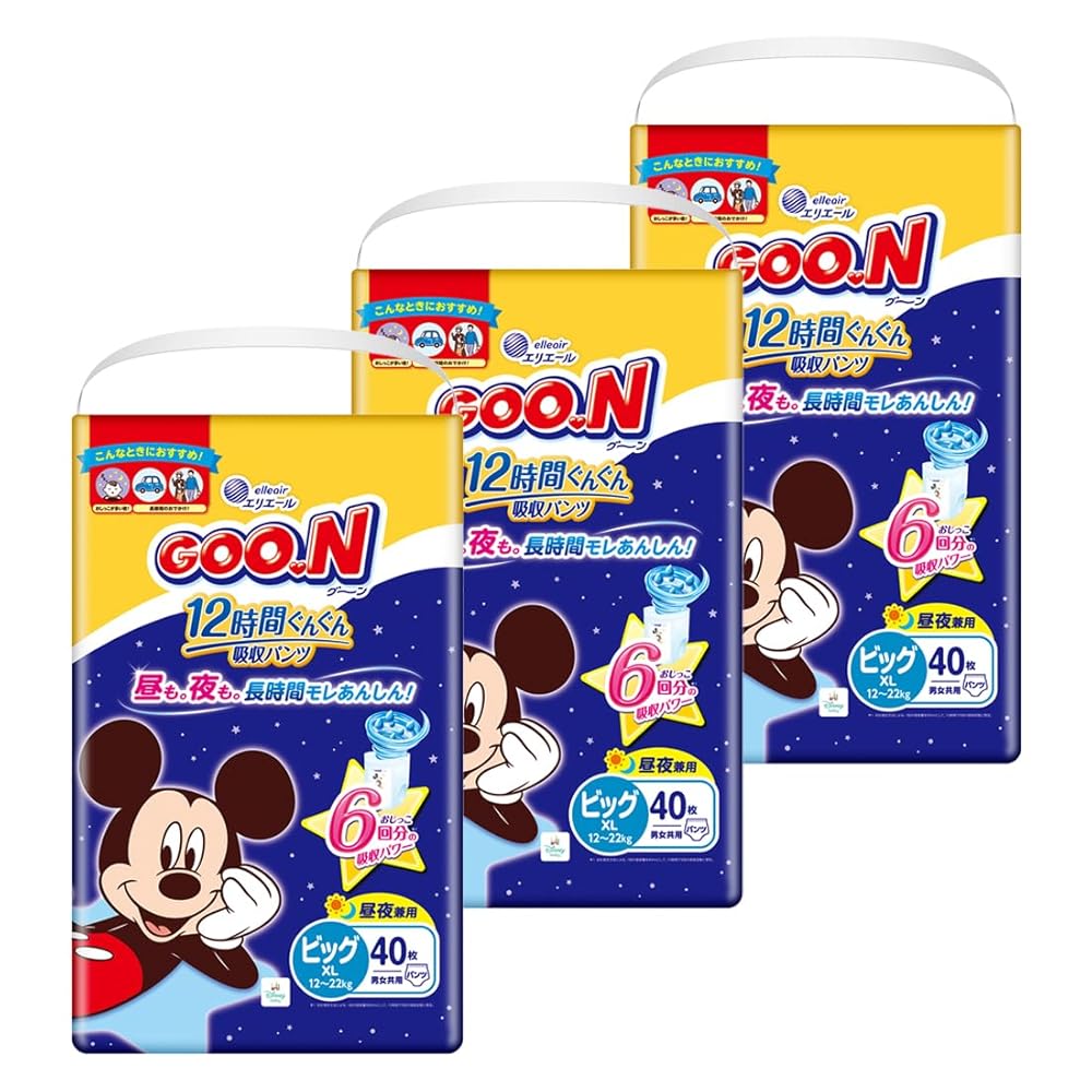「商品情報」商品紹介 GOO.N（グ~ン）ブランドメッセージ： 愛されるために生まれてきた キミという小さないのち。 そんな人生のさいしょに出会い、 ママよりも長い時間触れているおむつとして 、 GO