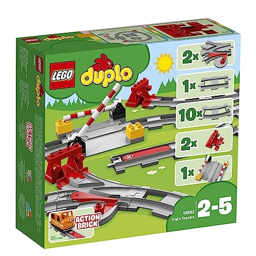 レゴ(LEGO)デュプロ あそびが広がる! 踏切レールセット 10882 おもちゃ ブロック プレゼント幼児 赤ちゃん 電車 でんしゃ 男の子 女の子