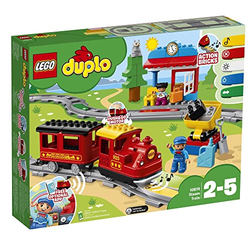 レゴ(LEGO) デュプロ キミが車掌さん! おしてGO機関車デラックス クリスマスプレゼント クリスマス 10874 知育玩具 おもちゃ ブロック