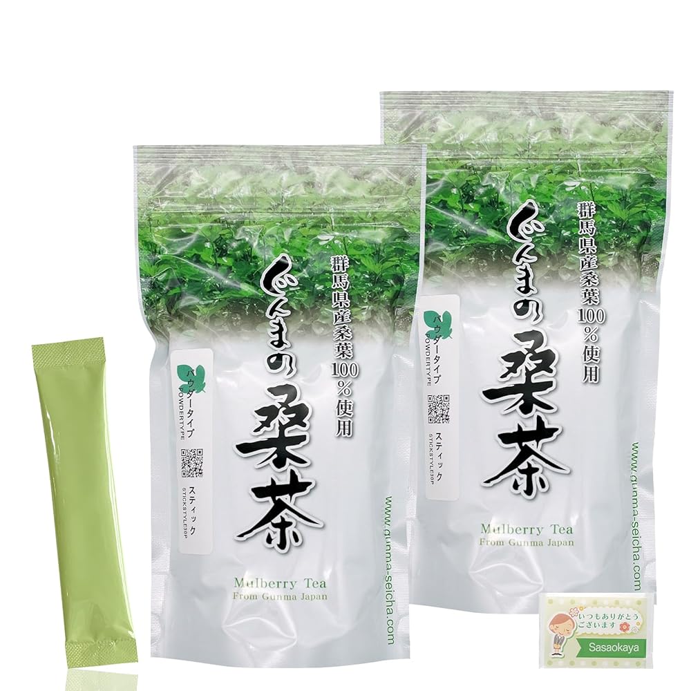 「商品情報」「主な仕様」【ぐんまの桑茶パウダー スティックタイプ】 1包ずつの個包装タイだから持ち運びしやすい。外出先でもペットボトルの水にさっと溶かせるのでいつでも気軽に桑茶が楽しめます。カフェイン