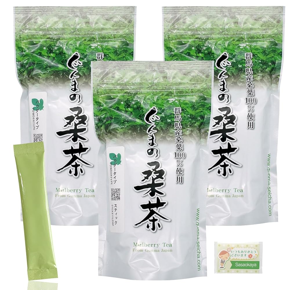 「商品情報」「主な仕様」【ぐんまの桑茶パウダー スティックタイプ】 1包ずつの個包装タイだから持ち運びしやすい。外出先でもペットボトルの水にさっと溶かせるのでいつでも気軽に桑茶が楽しめます。カフェイン
