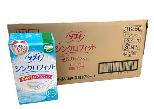 「商品情報」「主な仕様」？用途：多い日の昼用 ？タイプ：普通タイプ ？素材：コットンのような肌ざわり ？個数：12ピース×30箱