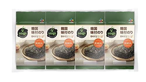 韓国味付けのり 小分け8パック CJ bibigo 正規品 韓国 韓国食品 韓国食材 ビビゴ 【5袋】