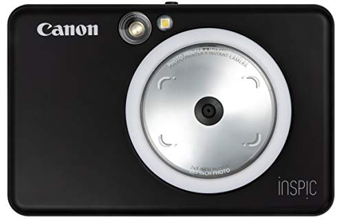 Canon インスタントカメラ スマホプリンター iNSPiC ZV-123-MBK マットブラック