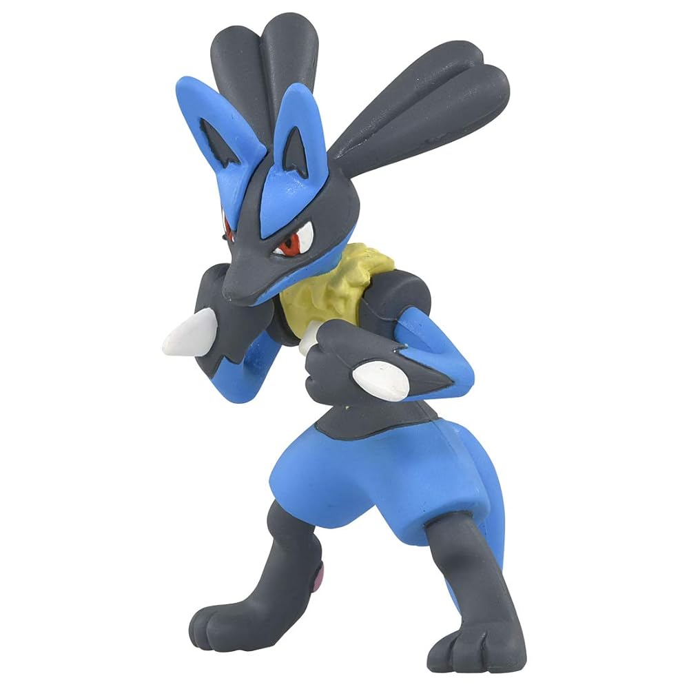 「商品情報」ハイクオリティのポケモンフィギュア、モンコレシリーズに「ルカリオ」が登場! モンコレは、ポケモンの姿を完全再現したハイクオリティなフィギュアのシリーズです。 頭の上から、後ろ、横、足の裏ま