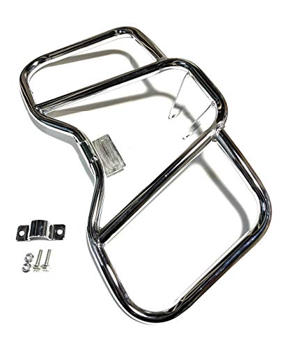 「商品情報」SUZUKI 用 エンジンガード 社外品 です。 【全体サイズ】（約）：680 mm × 320 mm 【重量】（約）：2.5 kg 【適合車種】：▼GN125 ▼GN125H ▼GN12
