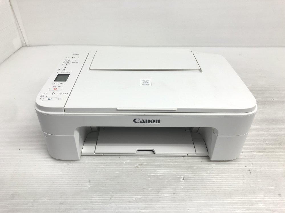 「商品状態」【中古】【印刷枚数：98以下】【30日間返金保証付】通電・印字・スキャン機能すべて動作確認しております。印刷結果はカスレもなく良好です。付属品は、本体、電源ケーブル、オリジナルマニュアル(
