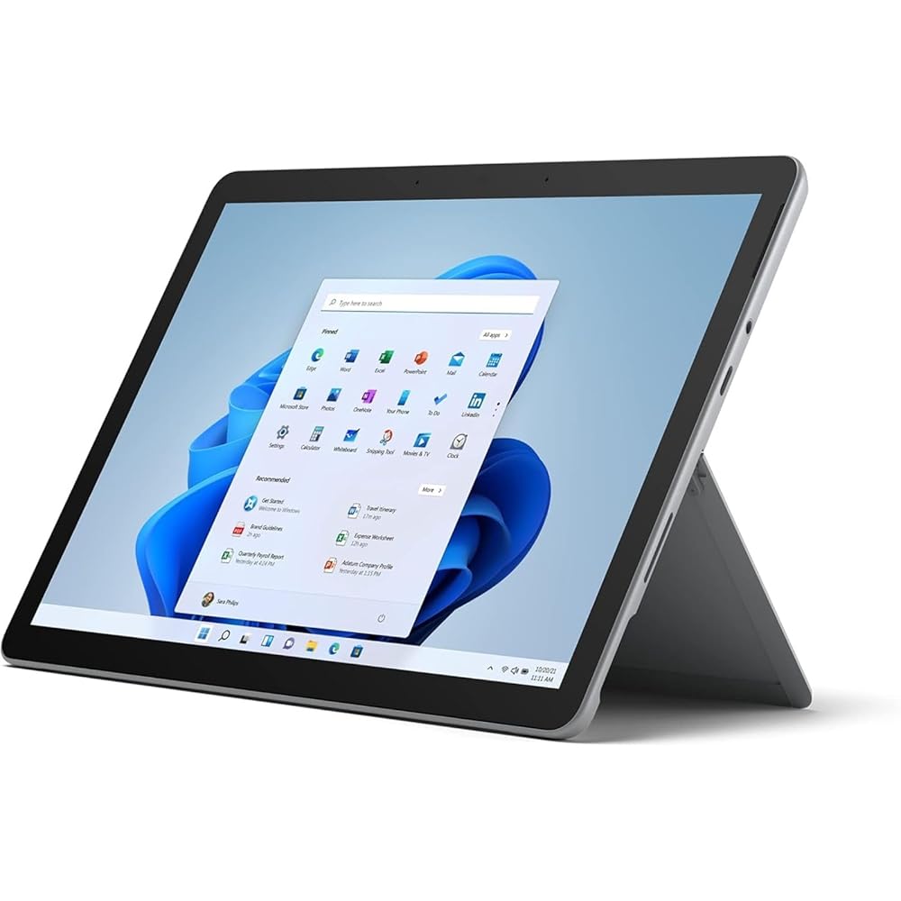 「商品情報」ポータブル「Windowsタブレット」 ポータブルに最適な Surface タッチスクリーン 2-in-1 は、日常のタスク、宿題、遊びに最適です。Windows 11 の持てる力を最大限