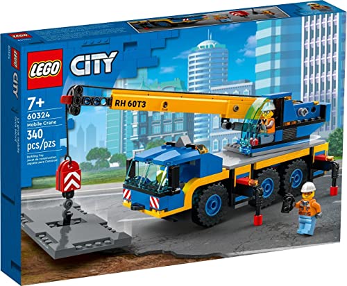レゴ LEGO シティ クレーン車 60324 おもちゃ レゴブロック レゴシティ 7歳以上 工事現場 工事車両 車 ミニフィグセット おもちゃ