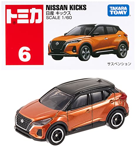 タカラトミー トミカ No.6 日産 キックス 箱 ミニカー 車 SUV おもちゃ 3歳以上