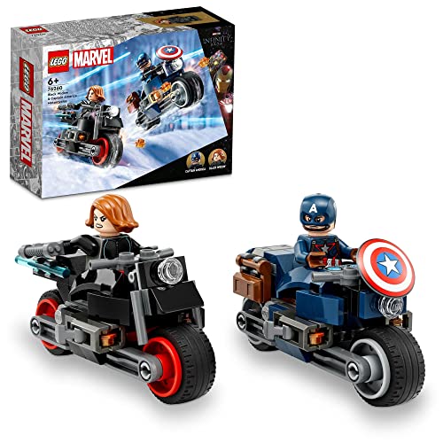 レゴ LEGO スーパー・ヒーローズ マーベル ブラック・ウィドウとキャプテン・アメリカのツーリング 76260 おもちゃ レゴブロック ヒーロ