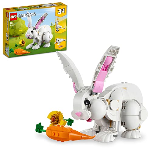 レゴ LEGO クリエイター 白ウサギ 31133 おもちゃ レゴブロック レゴクリエイター 3in1 オウム 鳥 白アザラシ 動物 8歳以上
