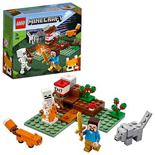 アウトレット品 箱変形 未開封 レゴ LEGO マインクラフト タイガの冒険 21162 レゴブロック マイクラ ミニフィグセット おもちゃ