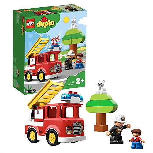 レゴ LEGO デュプロ 光る! 鳴る! 消防車 10901 レゴブロック レゴデュプロ 車 おもちゃ 消防士 ミニフィグ セット