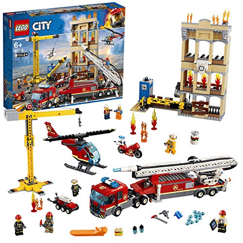 レゴ LEGO シティ レゴシティの消防隊 60216 レゴブロック レゴシティ おもちゃ 車 消防車 消防士 ヘリコプター ミニフィグ セット