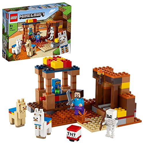 レゴ LEGO マインクラフト 村人の交易所 21167 レゴブロック レゴマインクラフト マイクラ おもちゃ ミニフィグセット 馬 ゾンビ